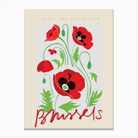 Brussels Floral Exhibition Canvas Print