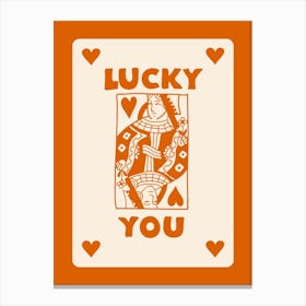 Lucky You 10 Canvas Print