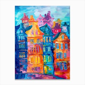 Colorful Houses 2 Canvas Print