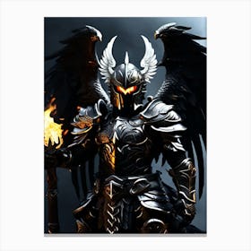 Angel Of Fire 3 Canvas Print