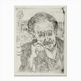 Dr. Gachet (1890), Vincent van Gogh Canvas Print