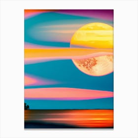 Full Moon In The Sky 1 Canvas Print