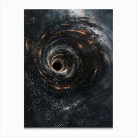 Black Hole In Space 4 Canvas Print