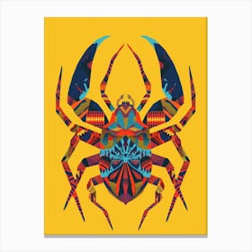 Aztec Spider Canvas Print