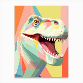 Colourful Dinosaur Tyrannosaurus 2 Canvas Print