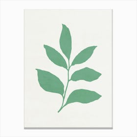 Minimalist Leaf 08 Canvas Print