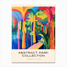 Abstract Park Collection Poster Gardens By The Bay Singapore 3 Canvas Print