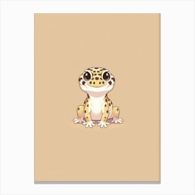 Gecko Print for New Born Baby Room Canvas Print