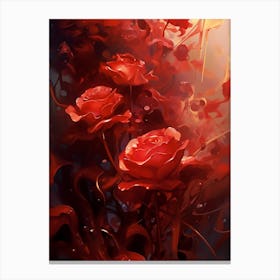 Red Roses Canvas Print