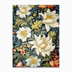 William Morris Floral 4 Canvas Print