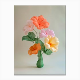 Dreamy Inflatable Flowers Nasturtium 2 Canvas Print