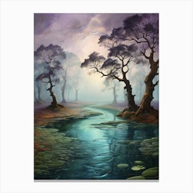 River In The Forest 6 Canvas Print