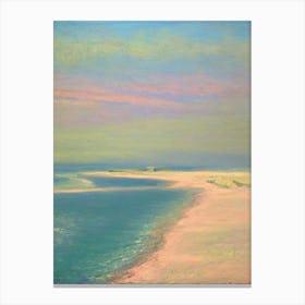 Camber Sands Beach East Sussex Monet Style Canvas Print