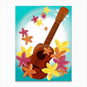 Hawaiian Ukulele Canvas Print