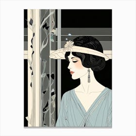 Deco Woman 2 Canvas Print