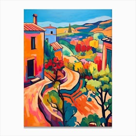 Agrigento Italy 1 Fauvist Painting Canvas Print
