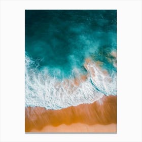 Aerial View Of A Beach 146 Canvas Print