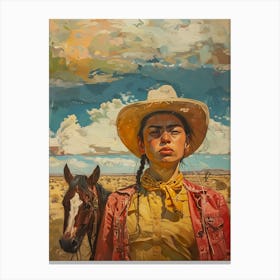 Cowgirl 3 Fy V Canvas Print