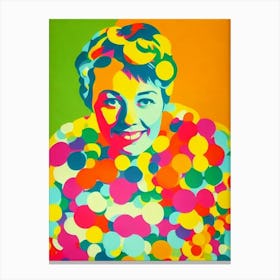 Maureen Stapleton Colourful Pop Movies Art Movies Canvas Print