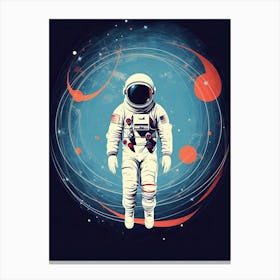Infinity Bound: Astronaut's Sojourn Canvas Print