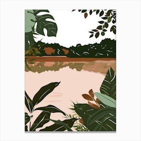 Jungle Background Canvas Print