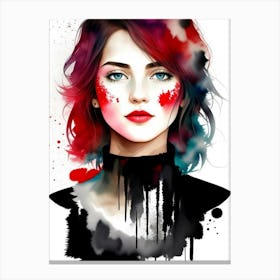 Girl With Red Hair 1 Canvas Print