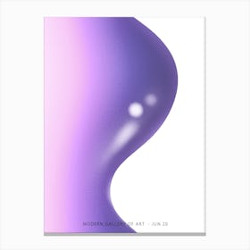Gradient Purple 4 Canvas Print