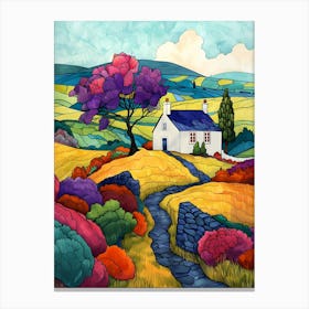 Ireland Countryside Contemporary 8 Canvas Print