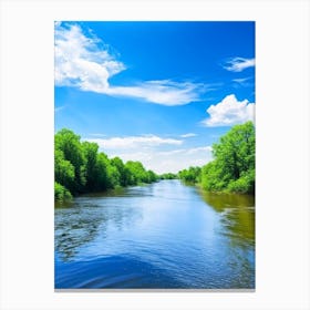 River Waterscape Photography 1 Canvas Print