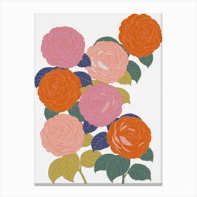 Flowers In Full Bloom Canvas Print