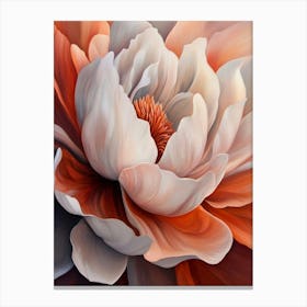 Peony Flower Canvas Print