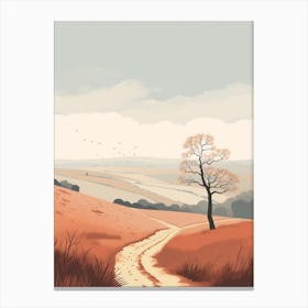 The Cotswold Way England 4 Hiking Trail Landscape Canvas Print