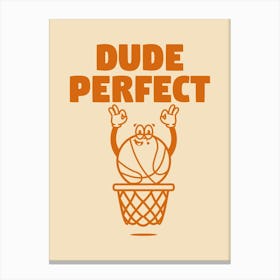 Retro Wall Art Retro Prints Home Decor Retro Print Illustration Dude Perfect Basketball Art Print Retro Home Decor Canvas Print