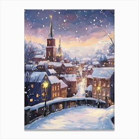 Christmas In Switzerland Canvas Print