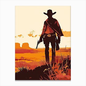The Cowboy’s Passion 1 Canvas Print