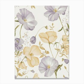 Lilac Flowers Canvas Print