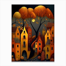 Autumn City Canvas Print