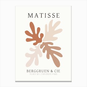 Henri Matisse Neutral Pink Abstract Print Canvas Print