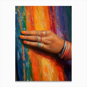 Woman'S Hand Canvas Print