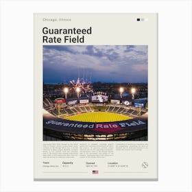 Baseball - Chicaco White Sox - Guaranteed Rate Field Canvas Print