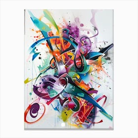 Graffiti Art 4 Canvas Print