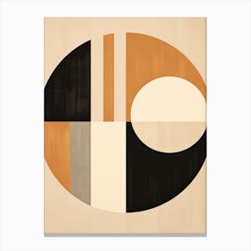 Neubrandenburg Nuance, Geometric Bauhaus Canvas Print