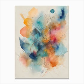 Abstract Watercolor Painting 10 Canvas Print