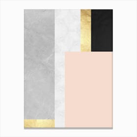 Geometric textures composition 9 Canvas Print