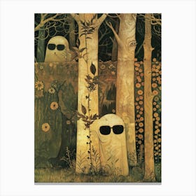 Ghosts In The Woods 10 Canvas Print