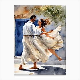 Greece Dance Canvas Print