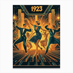 Aihrgdesign A Vintage Entertainment Poster Celebrating The Ch 1b9f2233 63dc 4ba8 93b2 Af3583a35dcb 2 Canvas Print