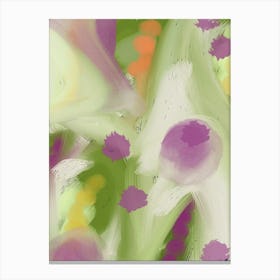 Colorful Splashes Abstract Canvas Print
