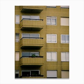 Apartment Building Canvas Print