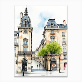 Paris Street 3 Canvas Print